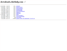 Tablet Screenshot of downloads.chiefmfg.com